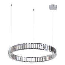 4930/36l l-vision odl24 000 хром/прозрачный металл/хрусталь люстра led 36w 4000k 4280лм vekia, доставка по Казахстану 