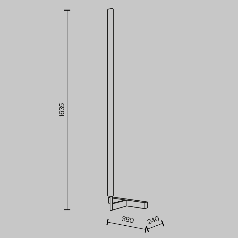 Картинка Напольный светильник (торшер) Maytoni MOD214FL-L20W3K