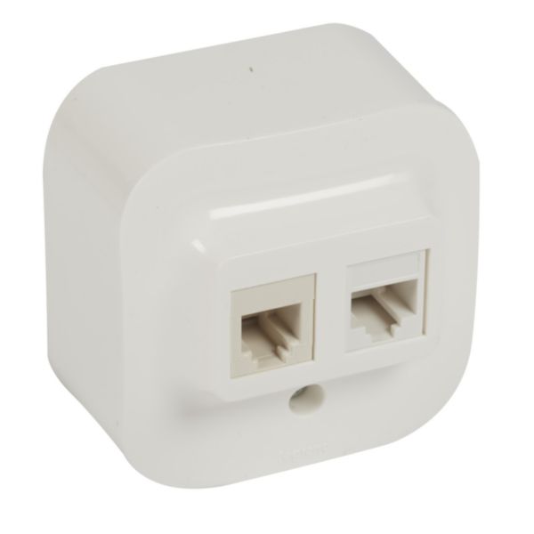 Forix Роз RJ11+RJ45 5e UTP БЕЛ