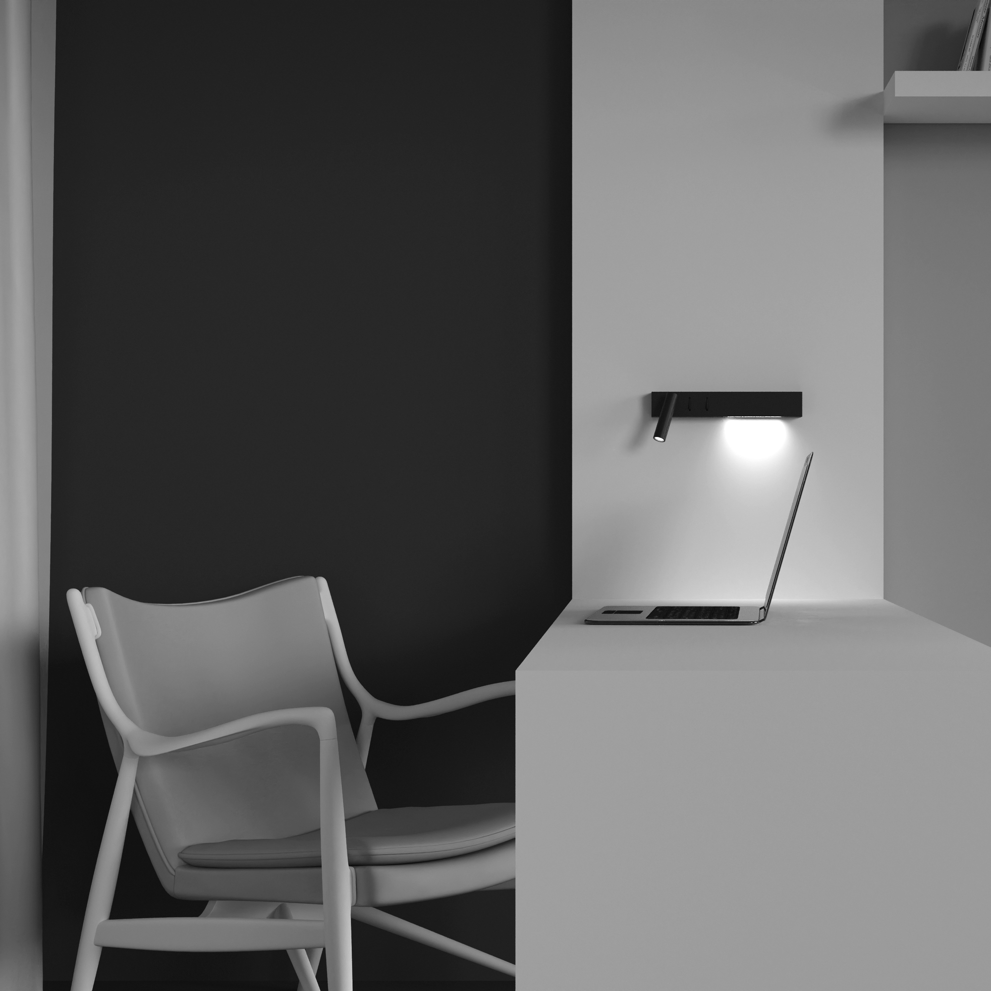 Дополнительная картинка Настенный светодиодный светильник Maytoni Comodo C031WL-L8B3K