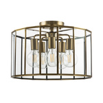 люстры 798251 (mx7961-5a) люстра  genni 5х40w e27 латунь/прозрачный (в комплекте), доставка по Казахстану 