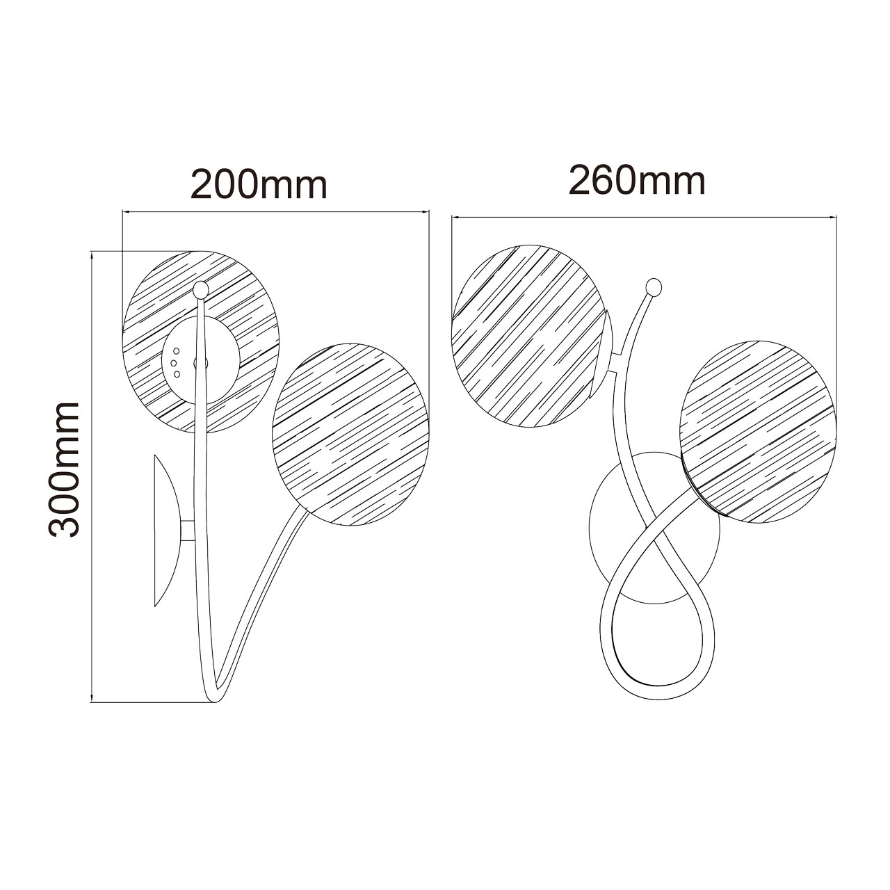 Дополнительная картинка Бра MW-Light Оливия 306023502
