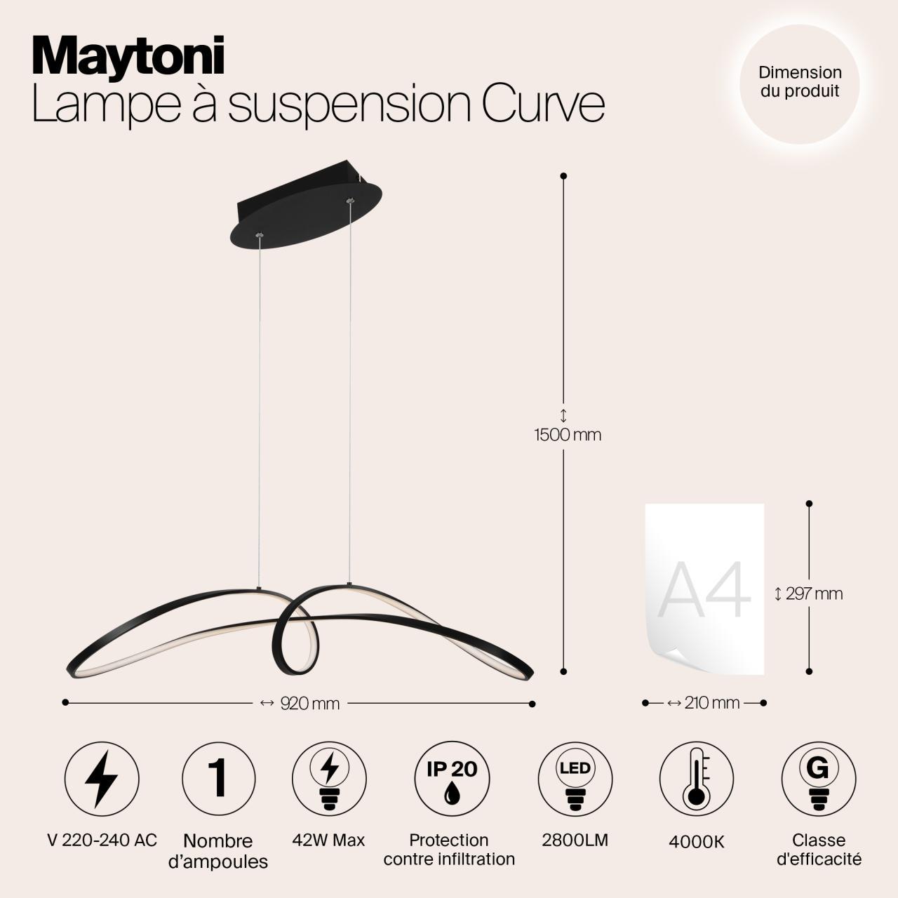 Дополнительная картинка Подвесной светильник Maytoni MOD156PL-L52B4K