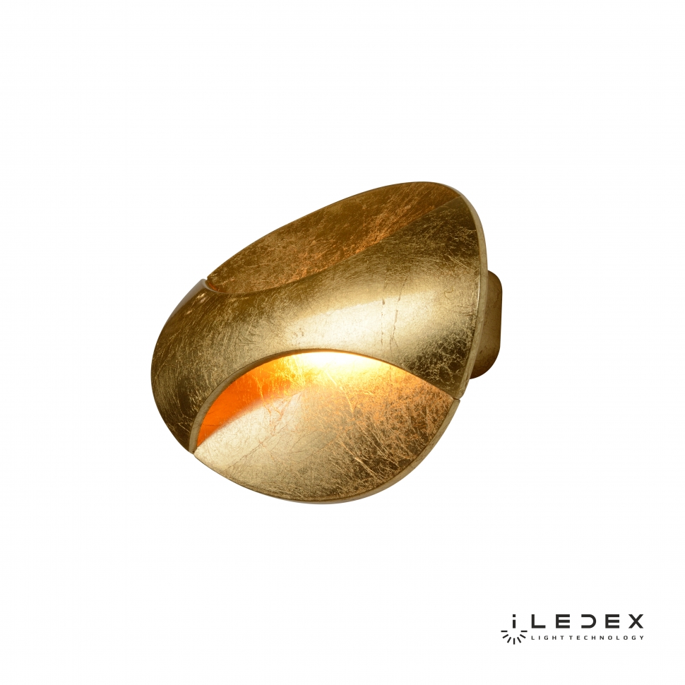Настенный светильник iLedex Flux ZD7151-6W 3000K gold foil — фото 3