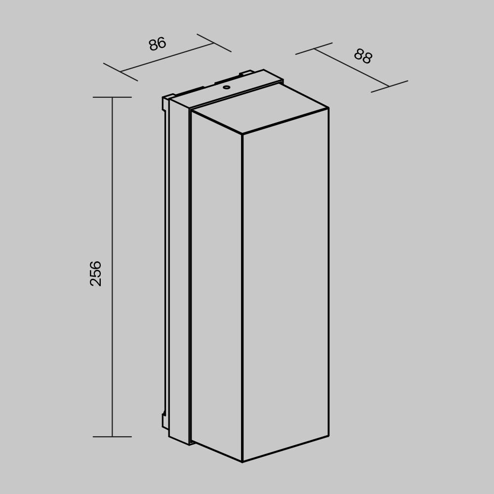 Дополнительная картинка Настенный светильник (бра) Outdoor O450WL-01GF