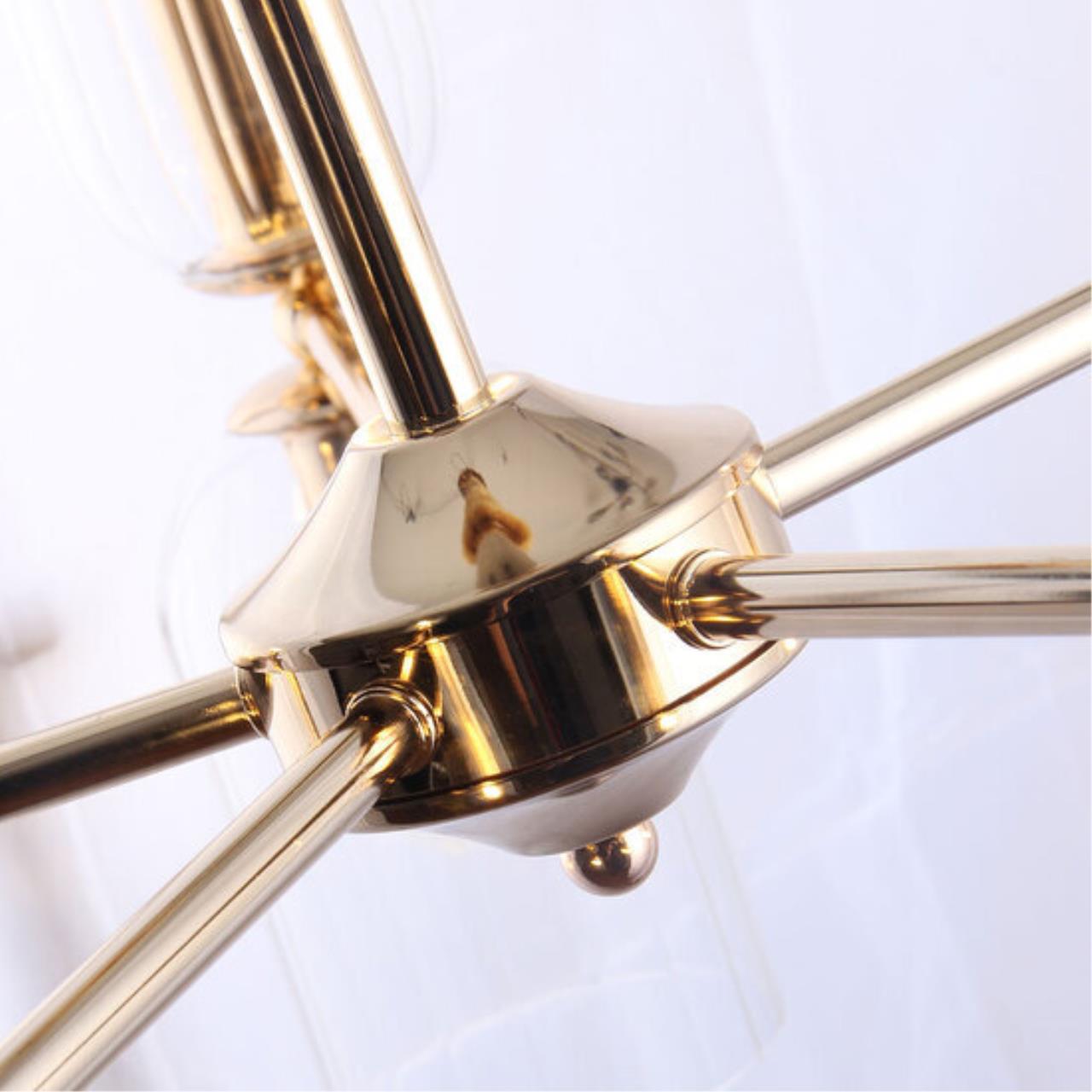 Дополнительная картинка Подвесная люстра Arte Lamp CHARM A1623LM-10GO