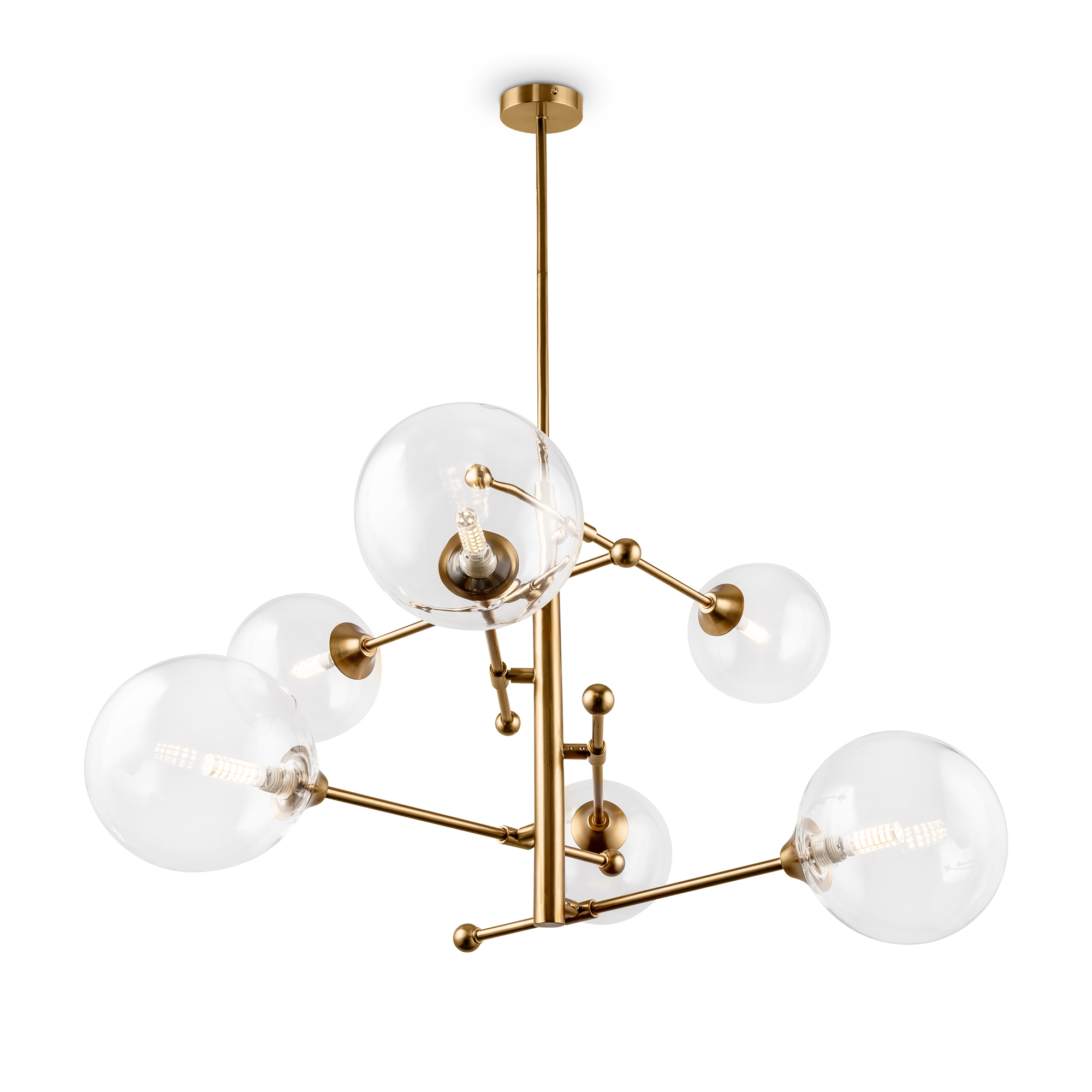 Дополнительная картинка Подвесная люстра Freya Maddison FR5115PL-06BZ