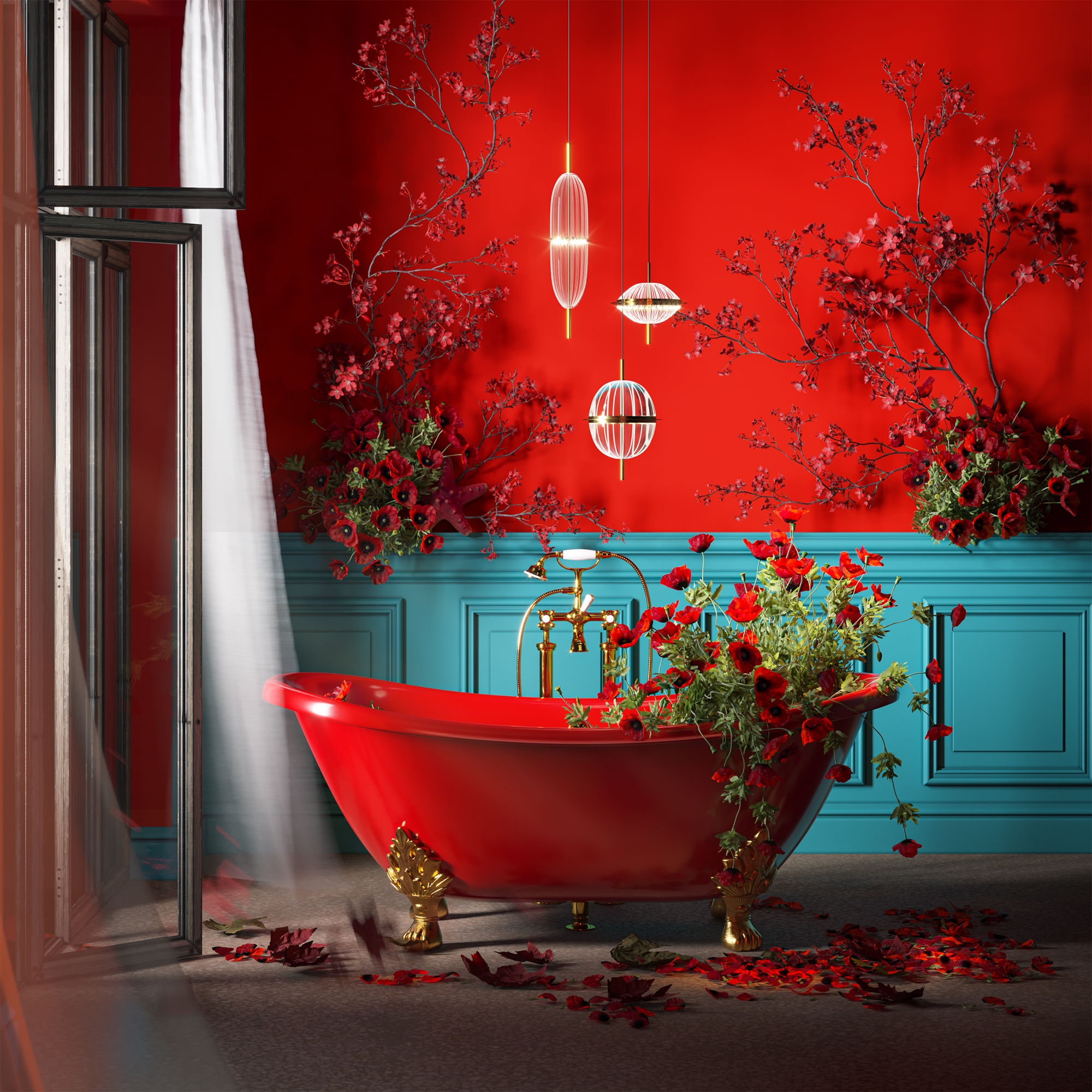 Дополнительная картинка Подвесной светильник Freya FR6184PL-L8BS