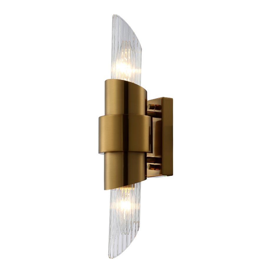 Картинка Бра Crystal Lux JUSTO AP2 BRASS Crystal Lux 2132/402