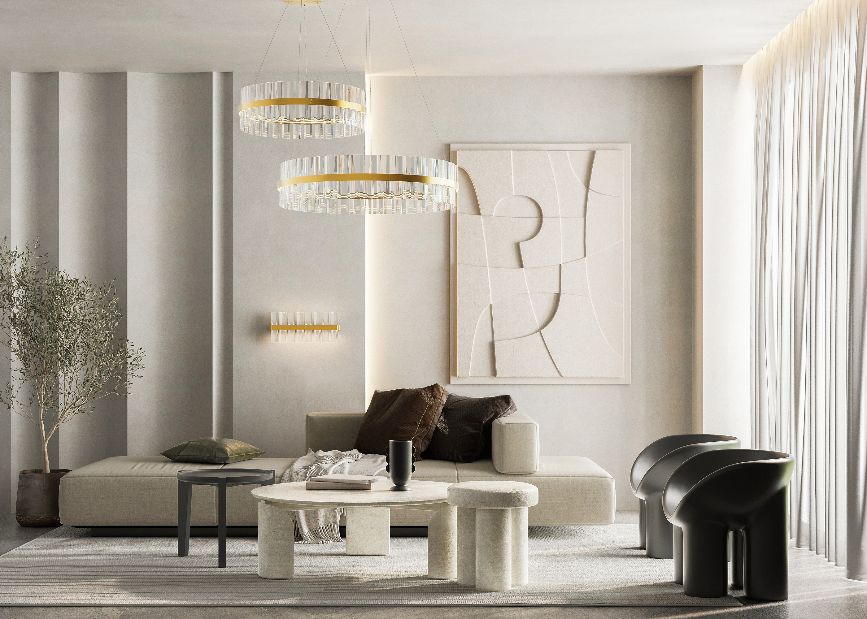 Дополнительная картинка Подвесной светильник Maytoni MOD173PL-L45BS3K