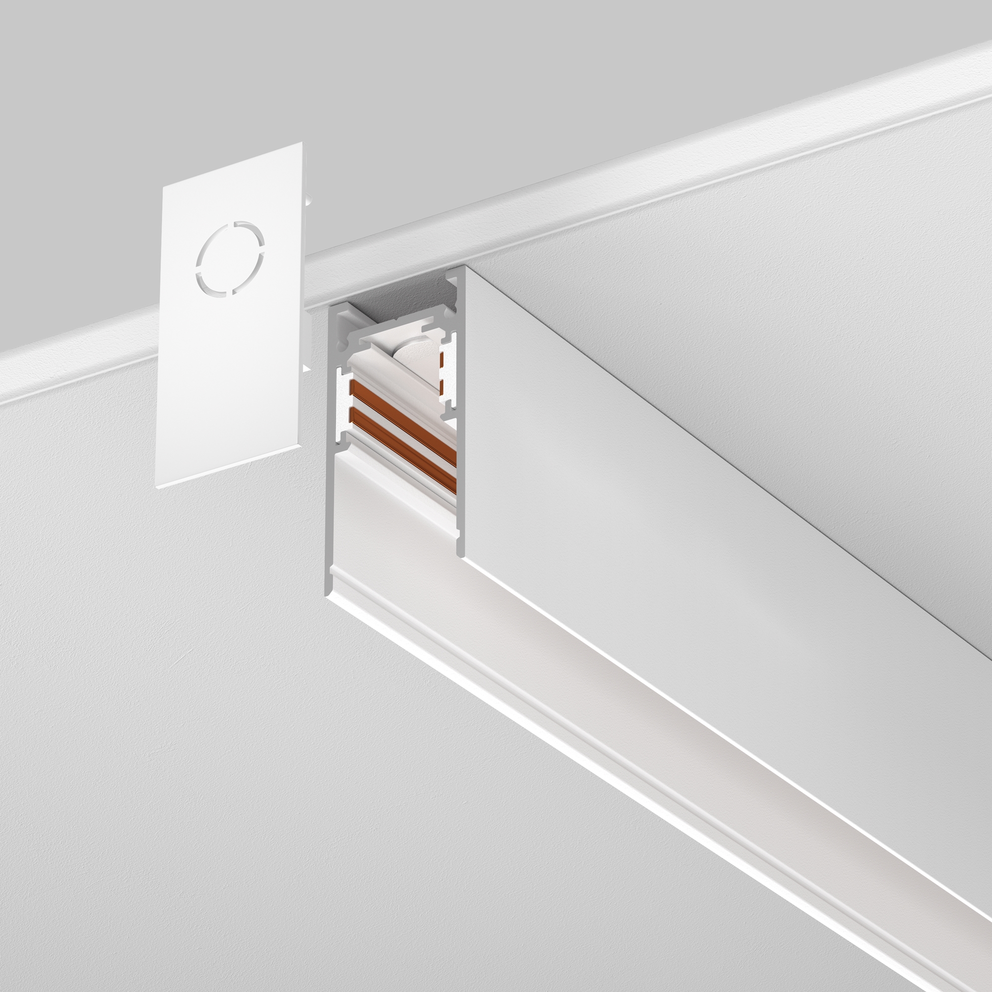 Дополнительная картинка Шинопровод накладной/подвесной Technical TRX034-411W