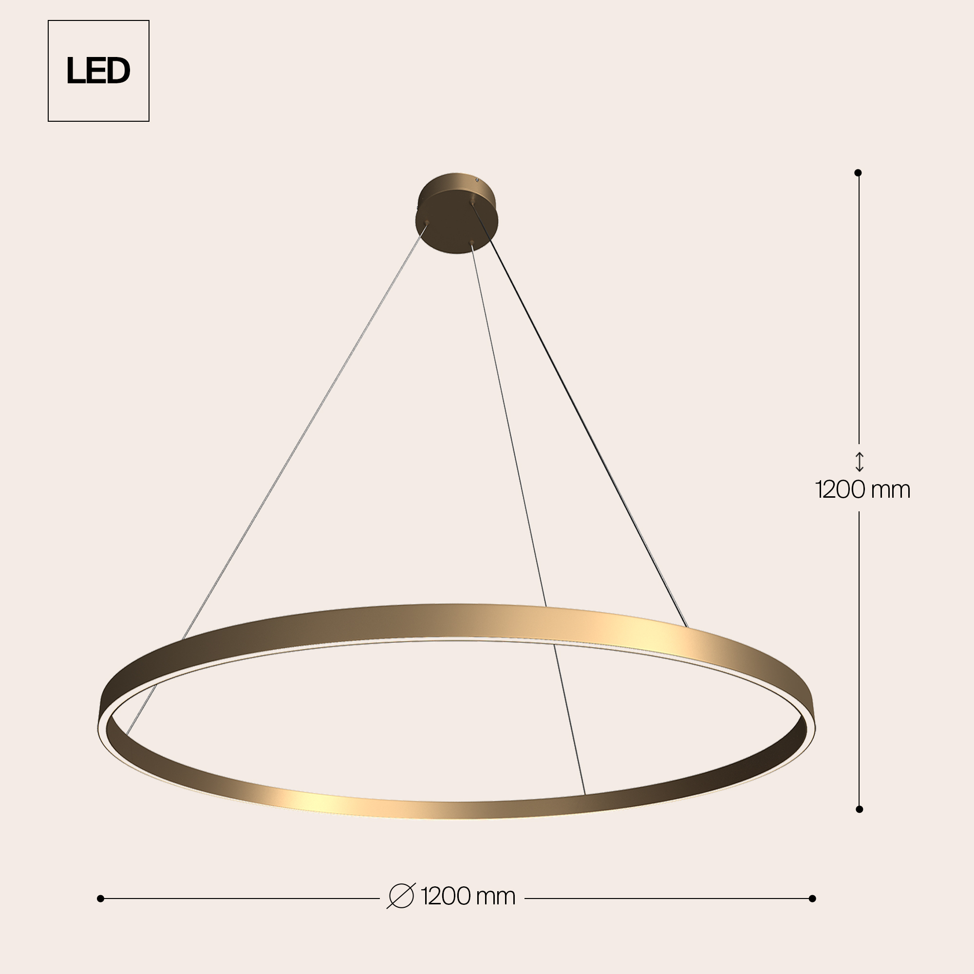 Картинка Подвесной светильник Maytoni MOD058PL-L65BS3K