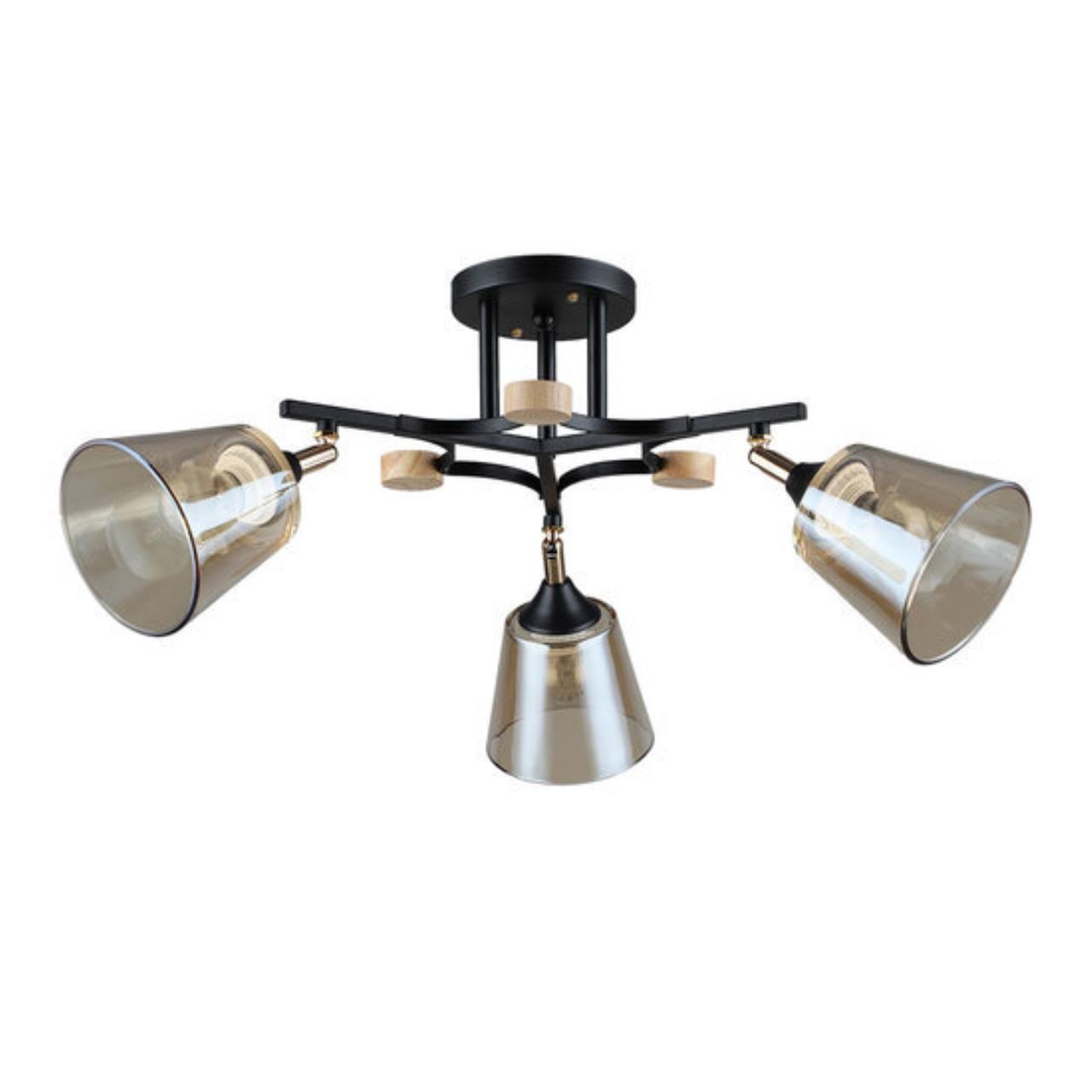 потолочный светильник arte lamp glassy a5078pl-3bk, доставка по Казахстану 