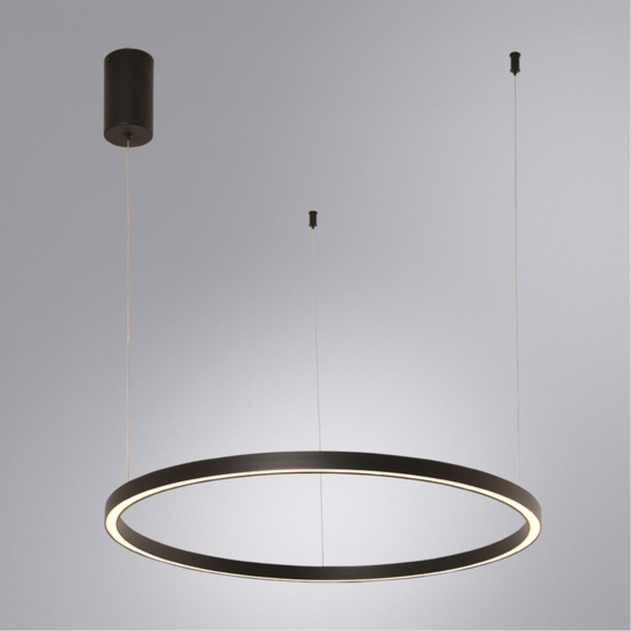 Подвесной светильник Arte Lamp SMOOTH A2223SP-1BK — фото 4