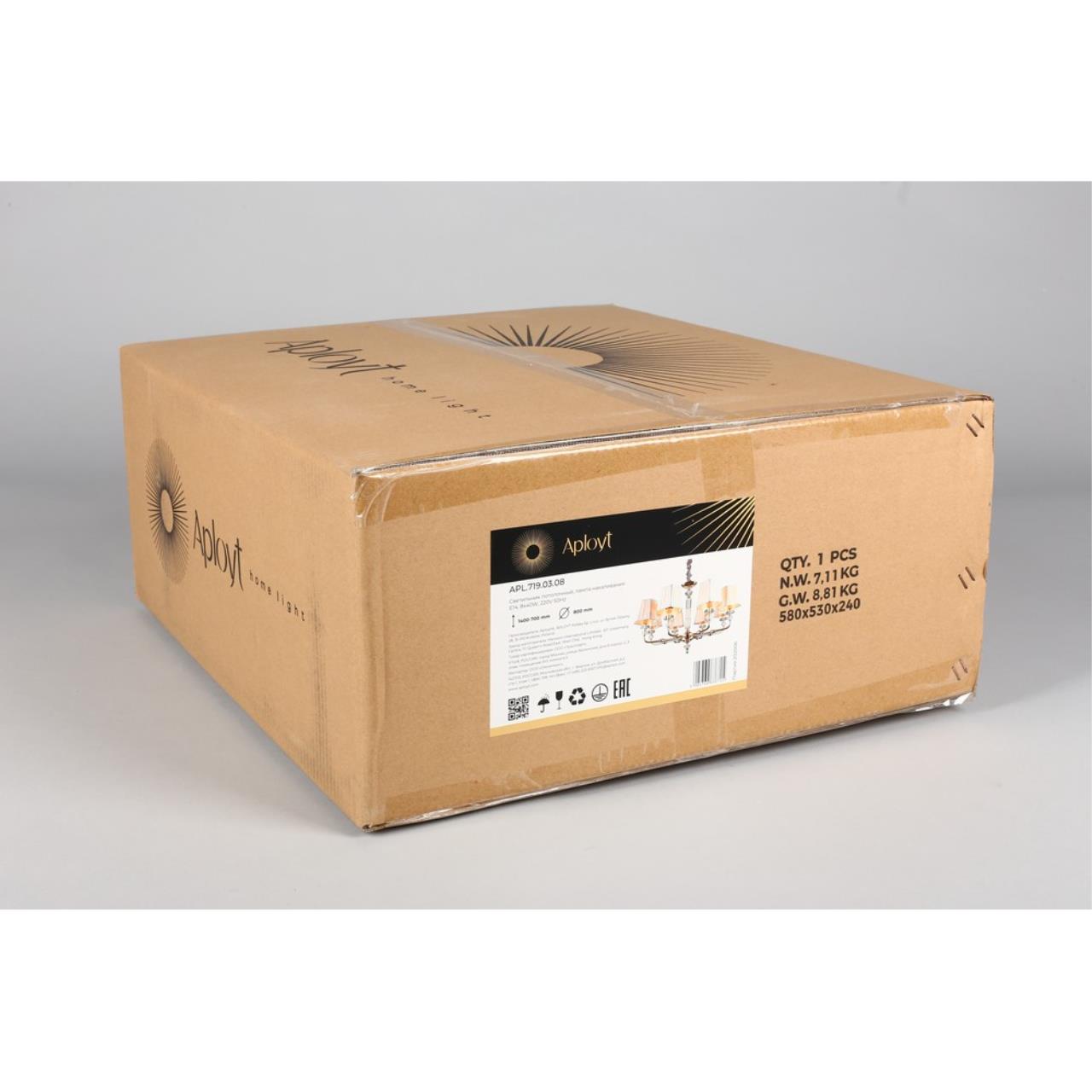 Картинка Подвесная люстра Aployt Silvian APL.719.03.08