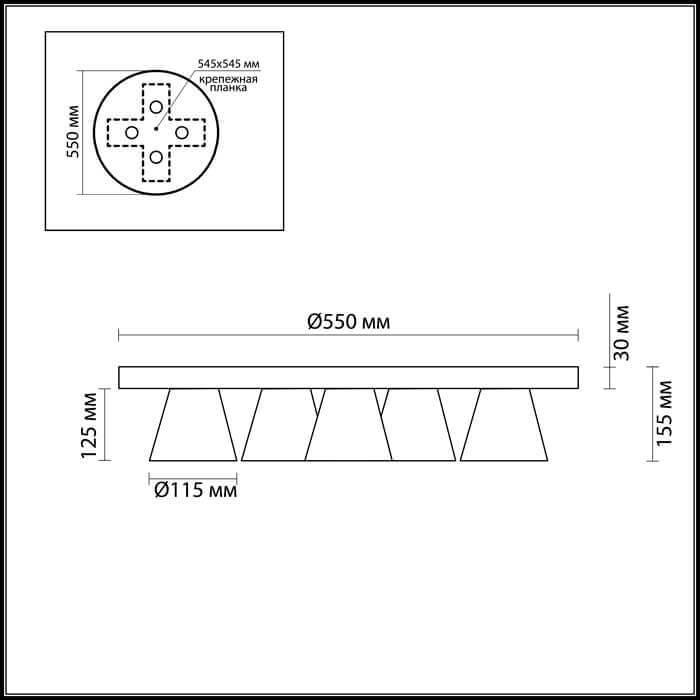 Картинка Потолочная светодиодная люстра Lumion Gerana 3621/54CL