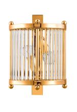 С 1 плафоном на стену Бра Crystal Lux TADEO AP2 GOLD/TRANSPARENTE Crystal Lux 3031/402, доставка по Казахстану 