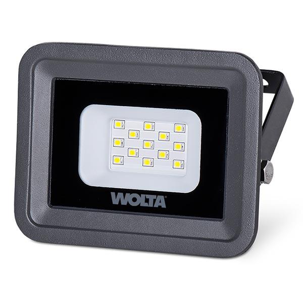 Картинка Светодиодный прожектор WOLTA WFL-10W/06 10Вт 5700К IP65 900лм серый 115x112/85x27 1/40