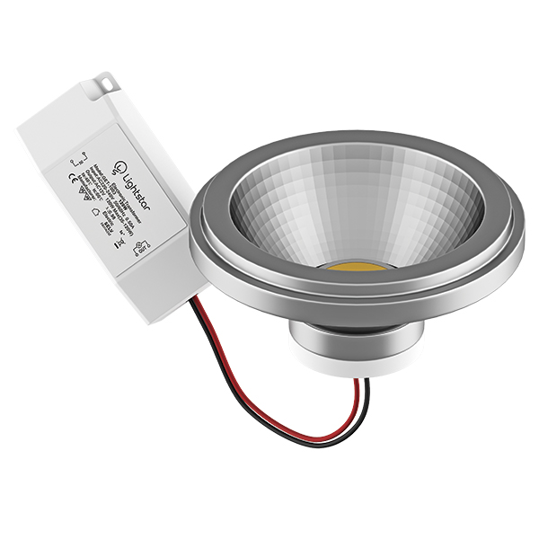 Картинка 932104 Лампа LED 220V AR111 12W=100W 1056LM 24G COB 4000K 20000H (в комплекте)