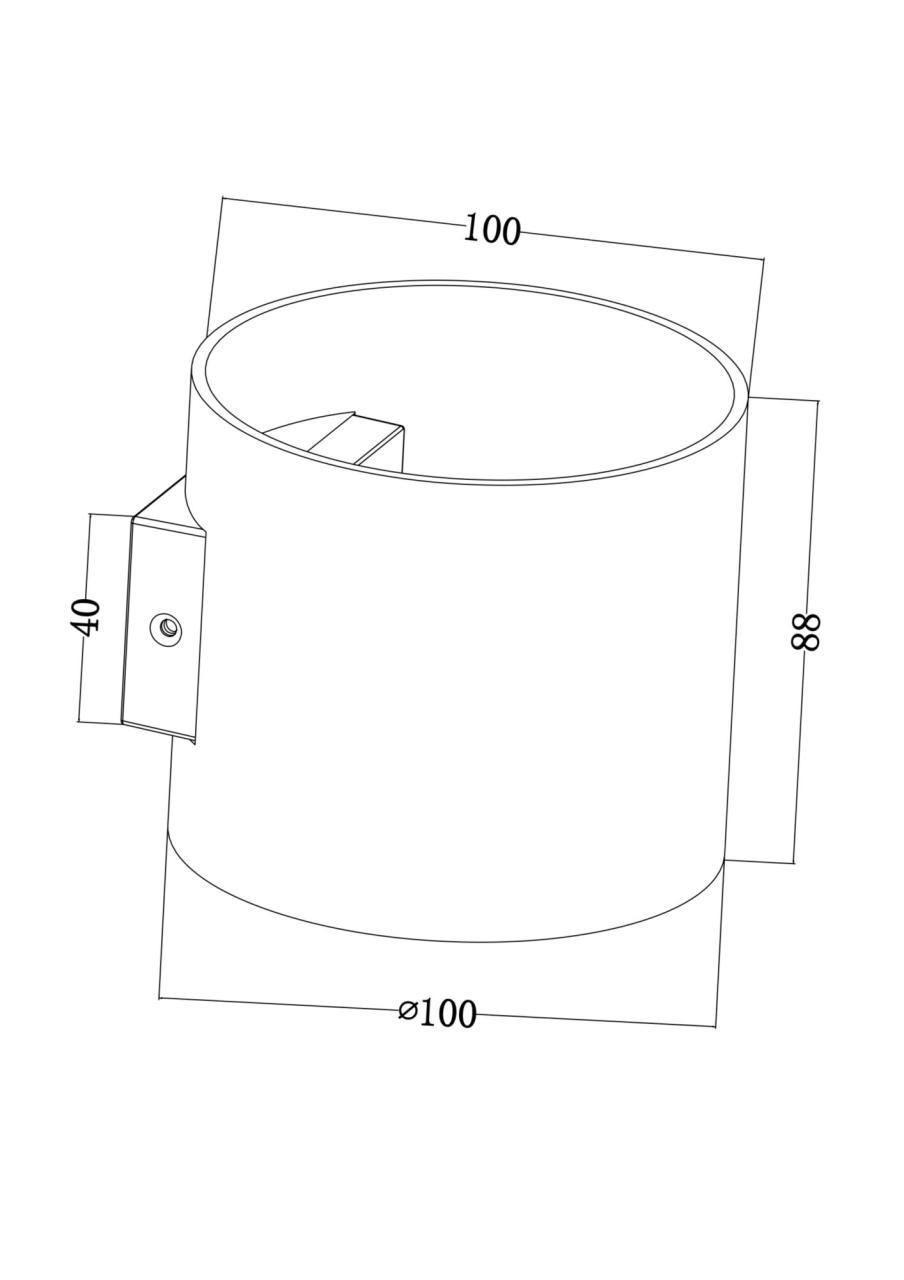 Дополнительная картинка Бра Maytoni Rond C066WL-01W