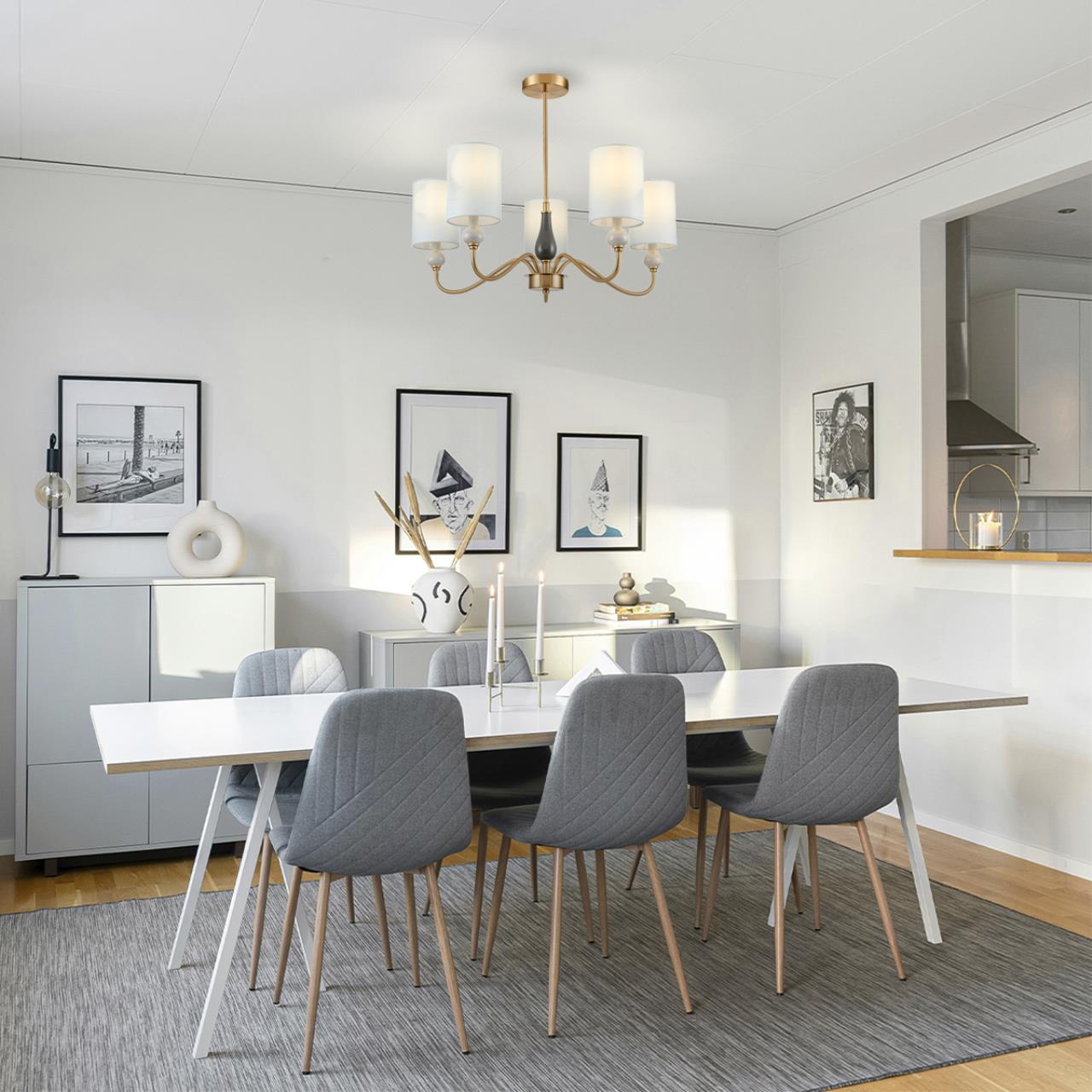 Дополнительная картинка 6590/5 Lumion Люстра подвесная ANRI