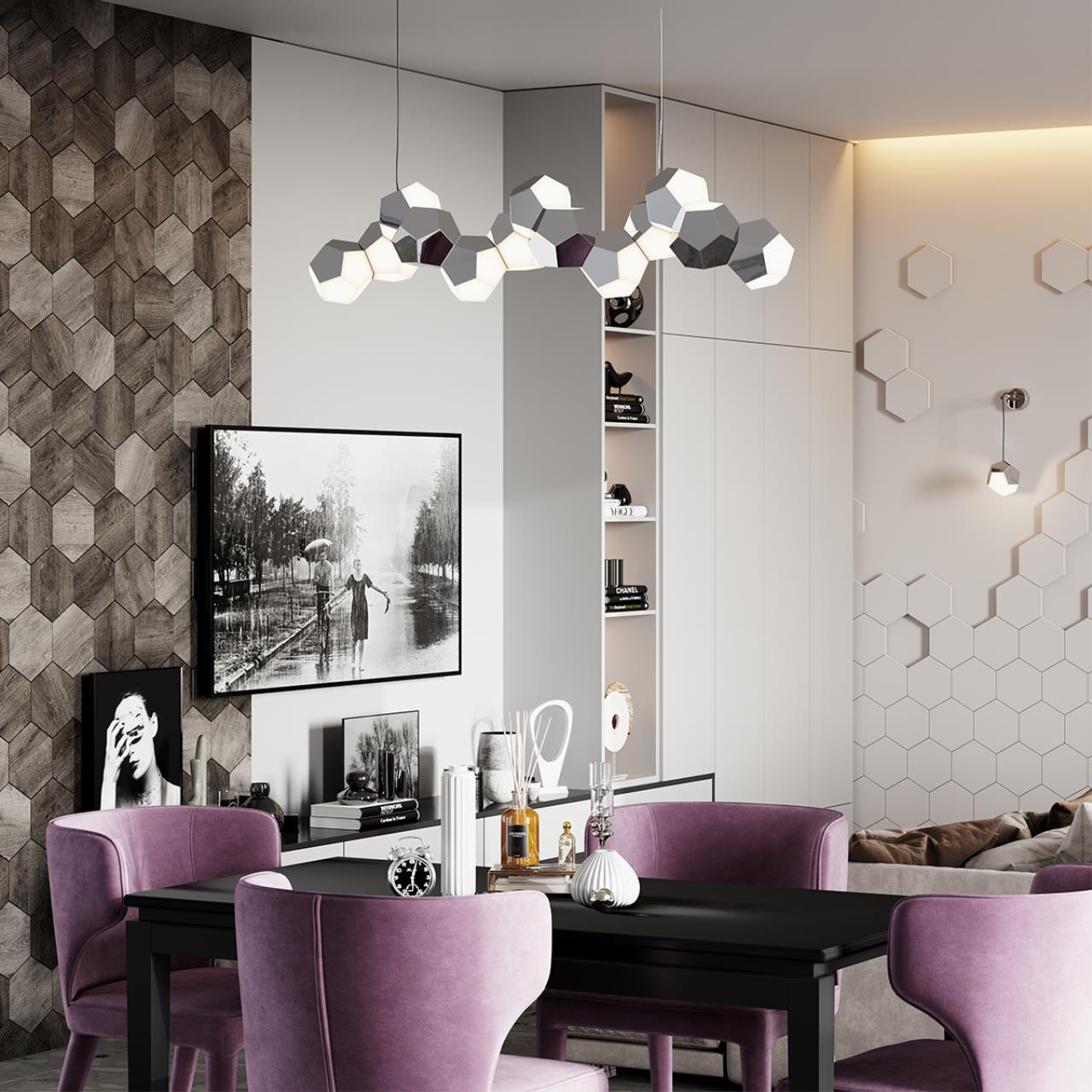 Картинка Настенный светильник Odeon Light Hightech Bingo 4304/7WL