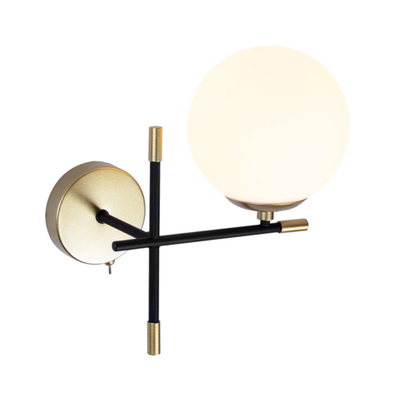 Настенный светильник Arte Lamp ARKAB A2225AP-1BK — фото 2