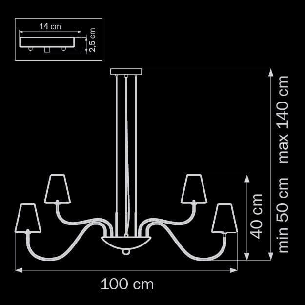 Дополнительная картинка Подвесная люстра Lightstar Diafano 758164
