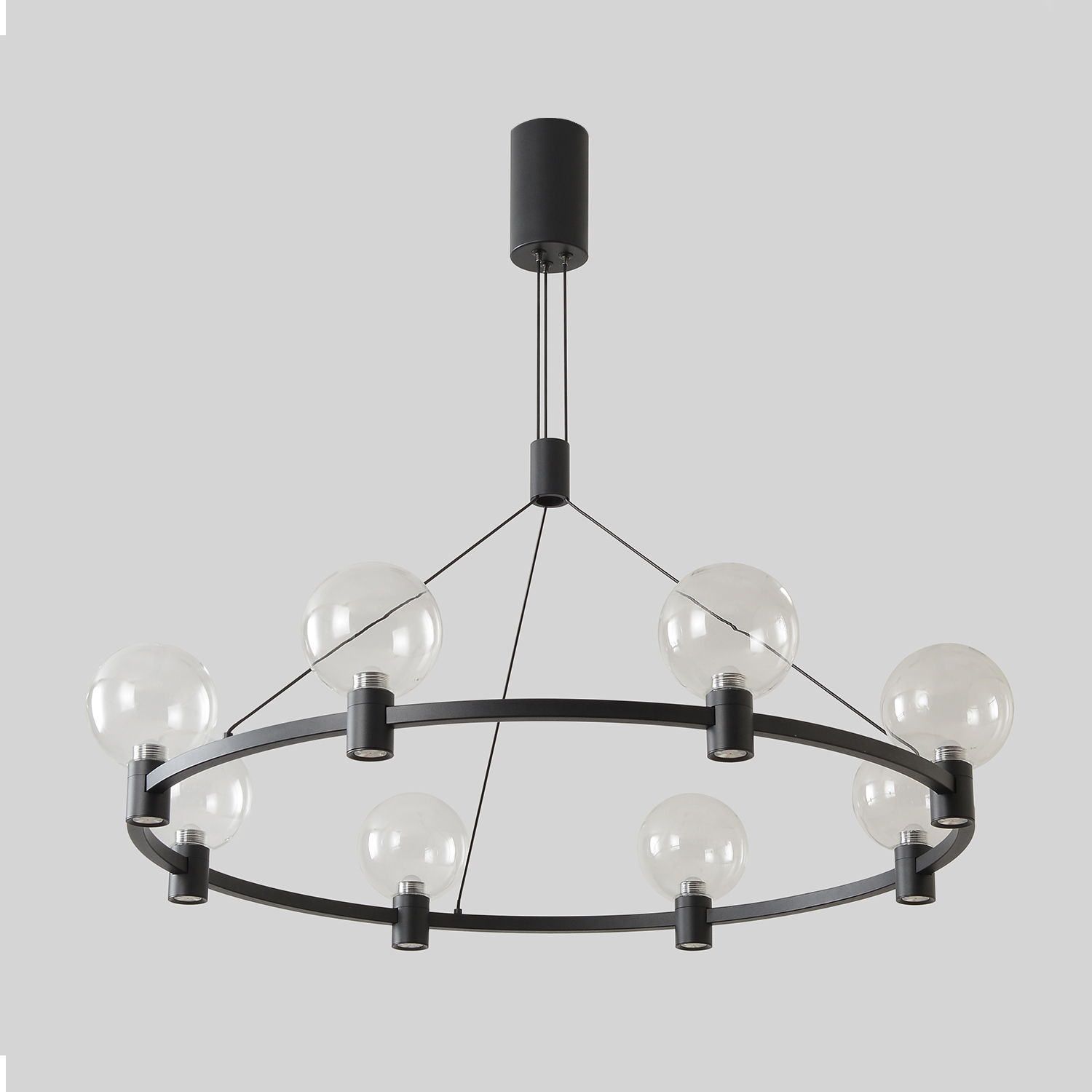 Люстра Crystal Lux DUET SP56W LED BLACK 4090/356 — фото 2
