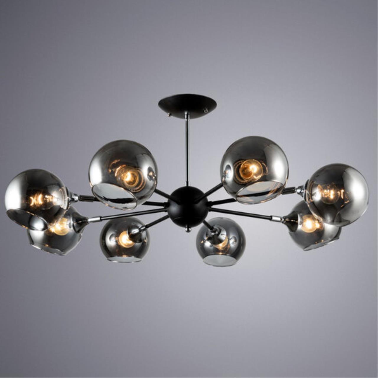 Дополнительная картинка Потолочная люстра Arte Lamp Lagos A2708PL-8BK