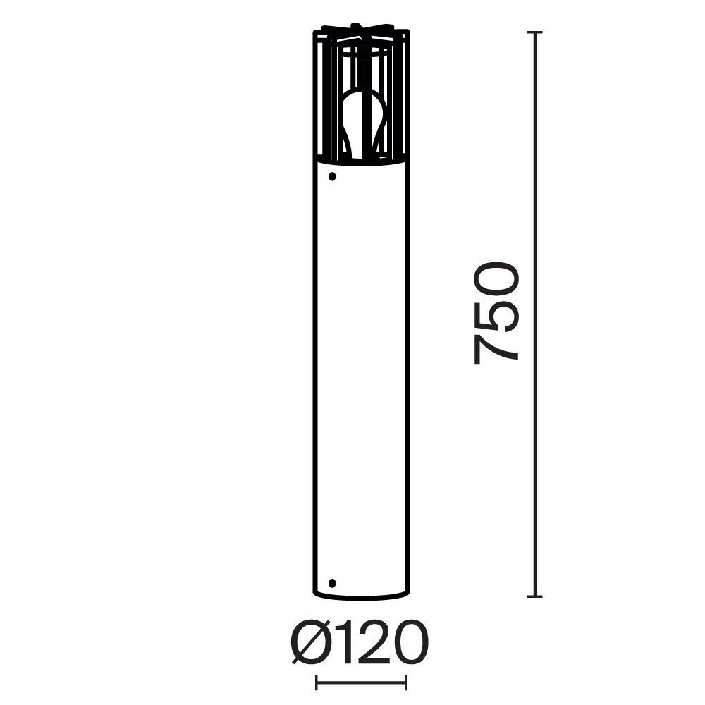 Дополнительная картинка Ландшафтный светильник Outdoor O453FL-01GF
