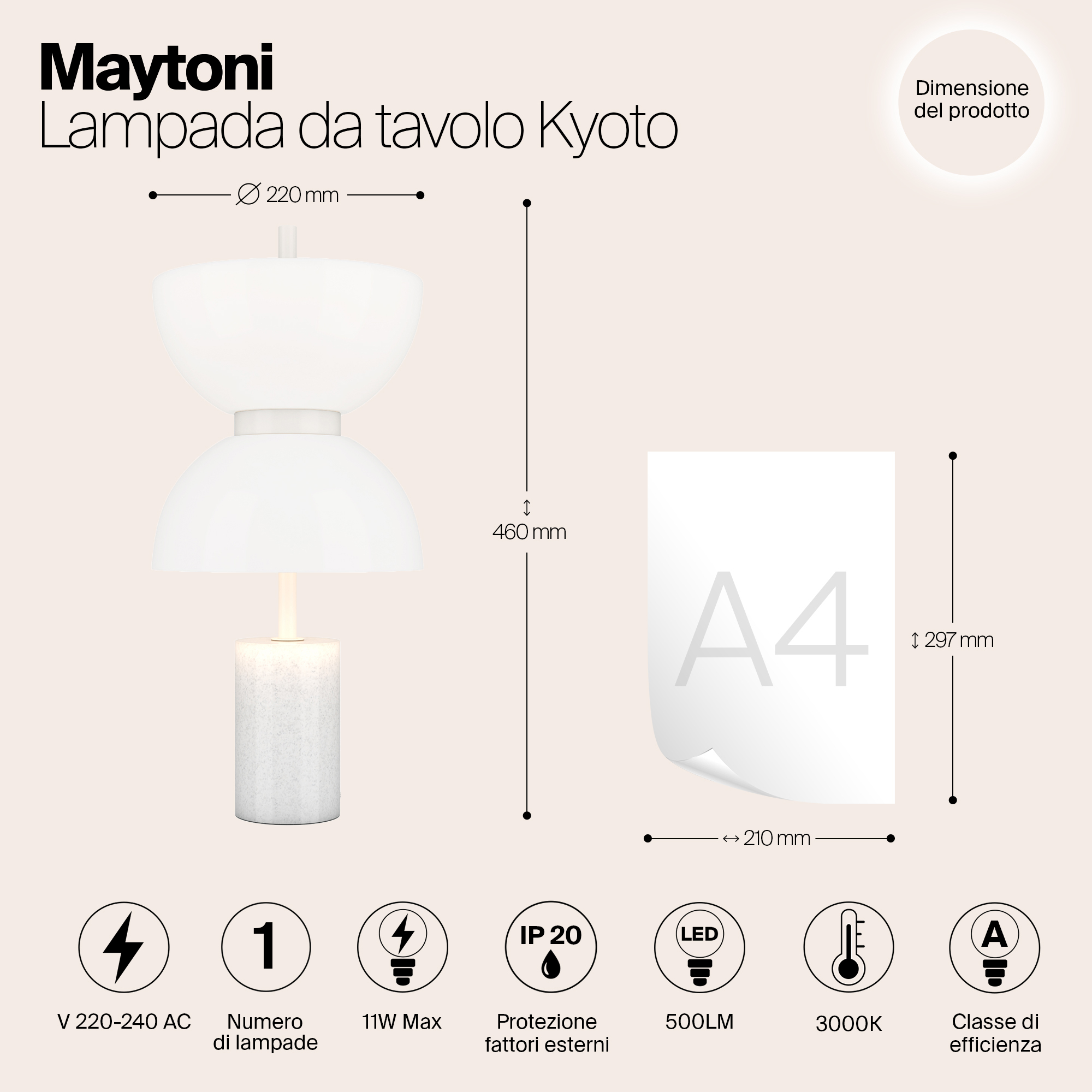 Картинка Настольный светильник Maytoni MOD178TL-L11W3K
