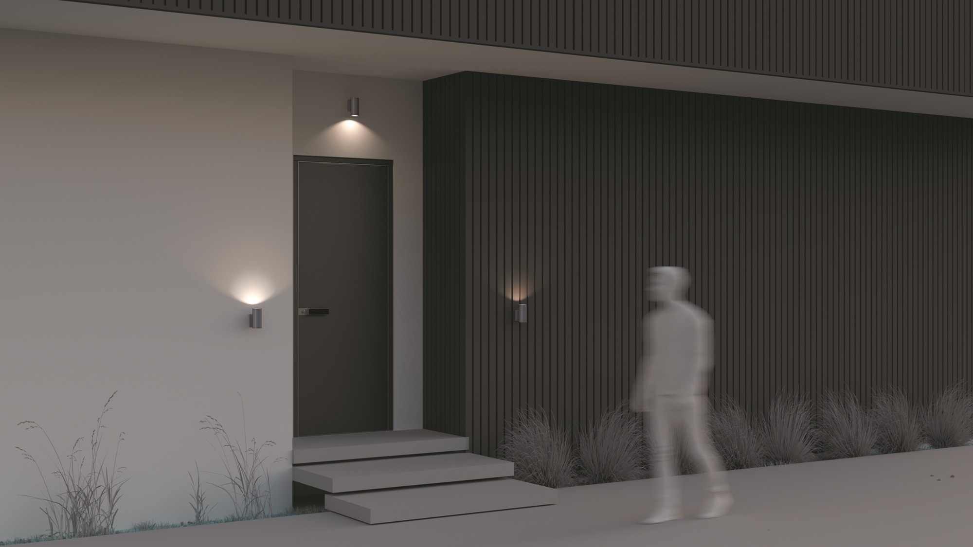 Дополнительная картинка Настенный светильник (бра) Outdoor O574WL-01GR