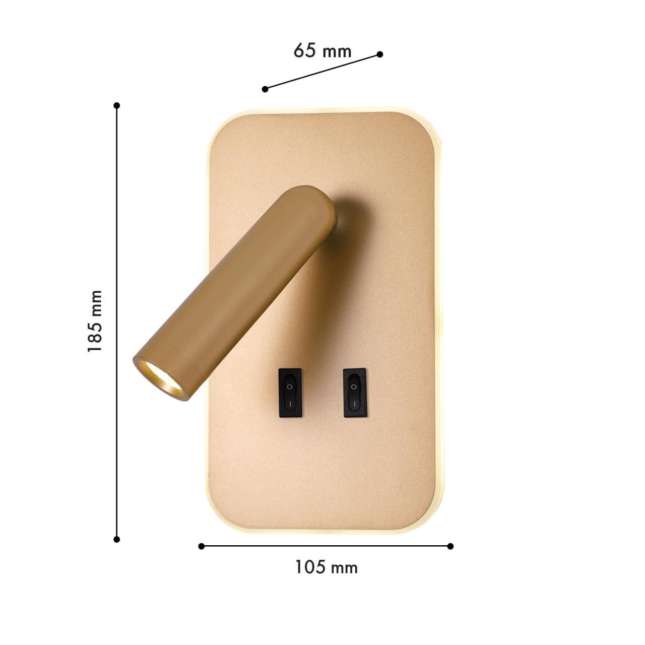 Дополнительная картинка Настенный светильник Bedside 4498-2W