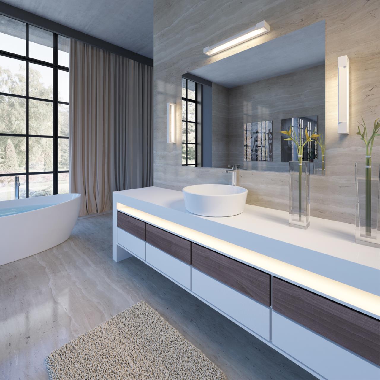 Картинка Настенный светодиодный светильник Odeon Light Hightech Arno 3887/18WW