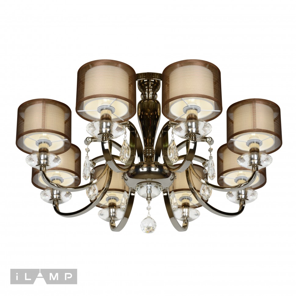 Картинка Потолочная люстра iLamp Sofia 88210/8 CR