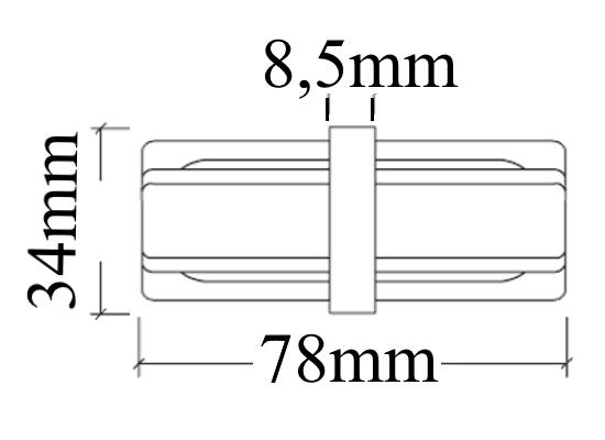 Дополнительная картинка Соединитель линейный (однофазный) Crystal Lux CLT 0.211 06 BL Crystal Lux 1408/034