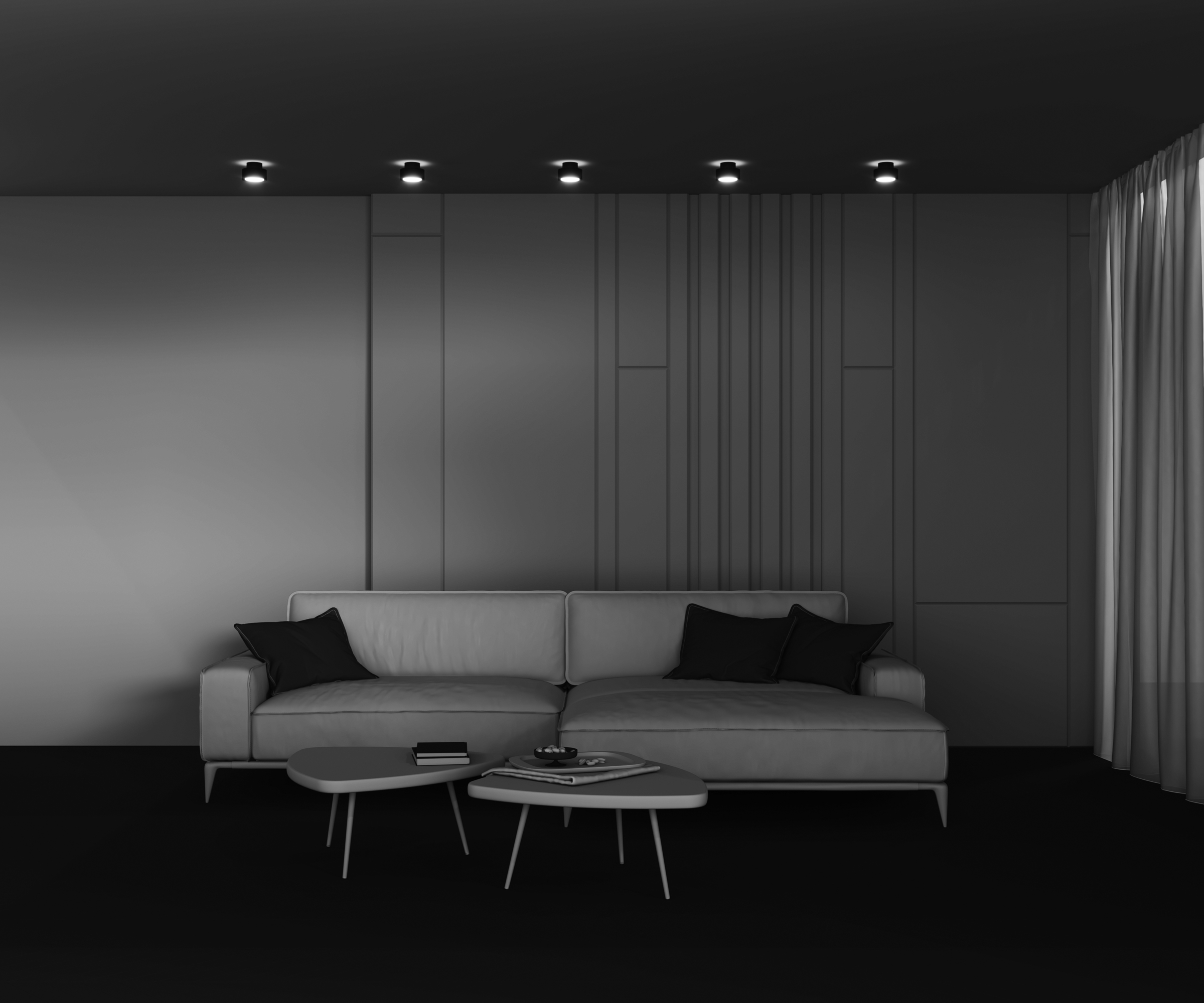 Дополнительная картинка Потолочный светильник Technical C092CL-GX53-B