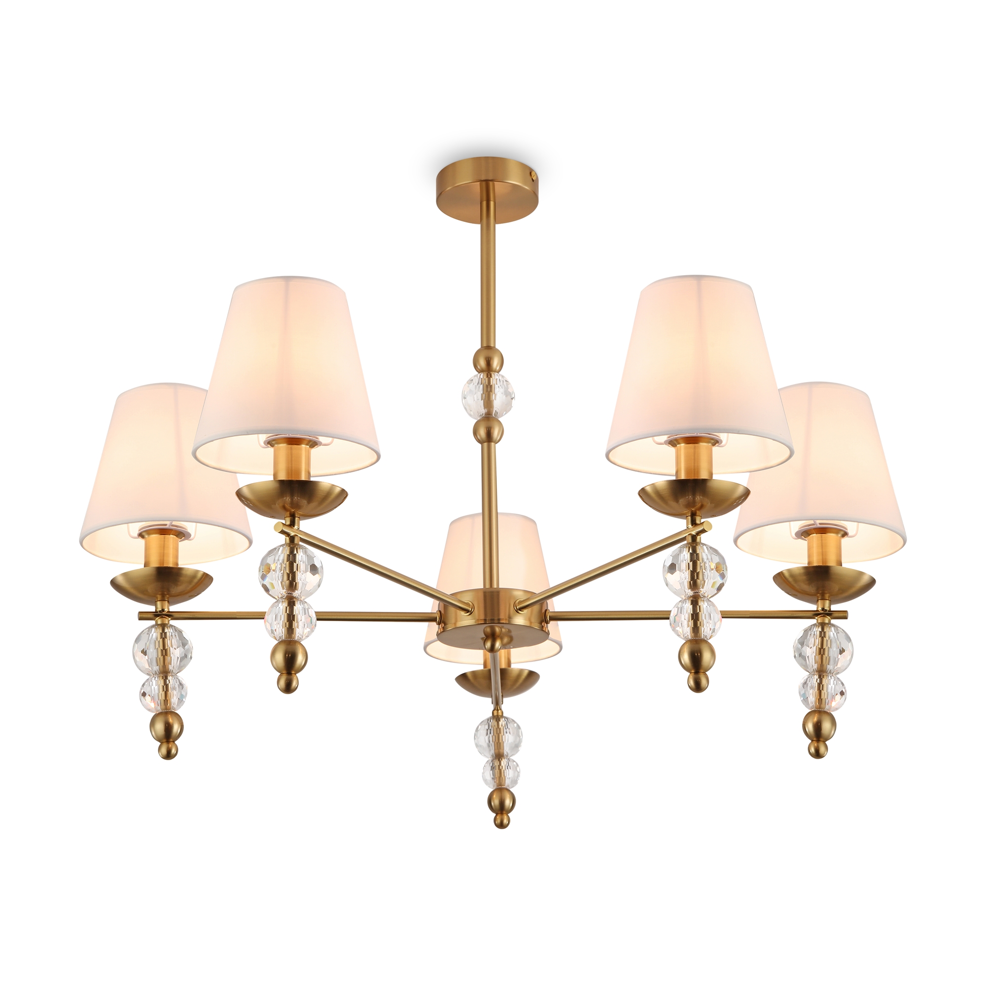 Дополнительная картинка Потолочная люстра Freya Crystal FR1009CL-05BS