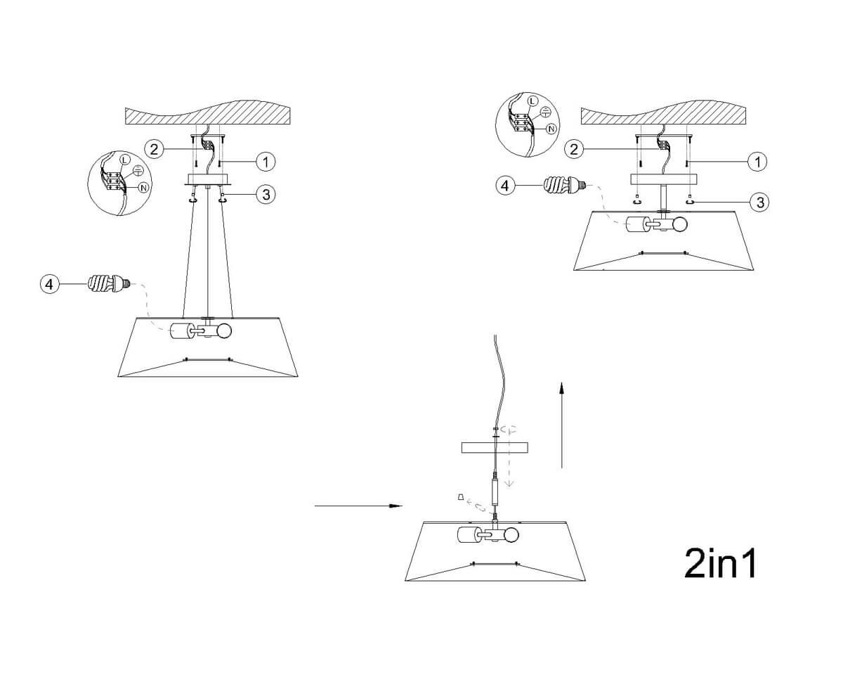 Картинка Подвесной светильник Favourite Zebrano 1355-5PC