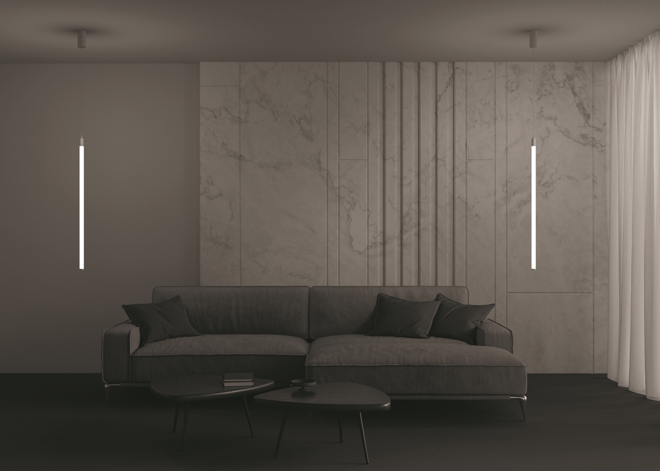 Дополнительная картинка Подвесной светильник Technical P022PL-L20W3K