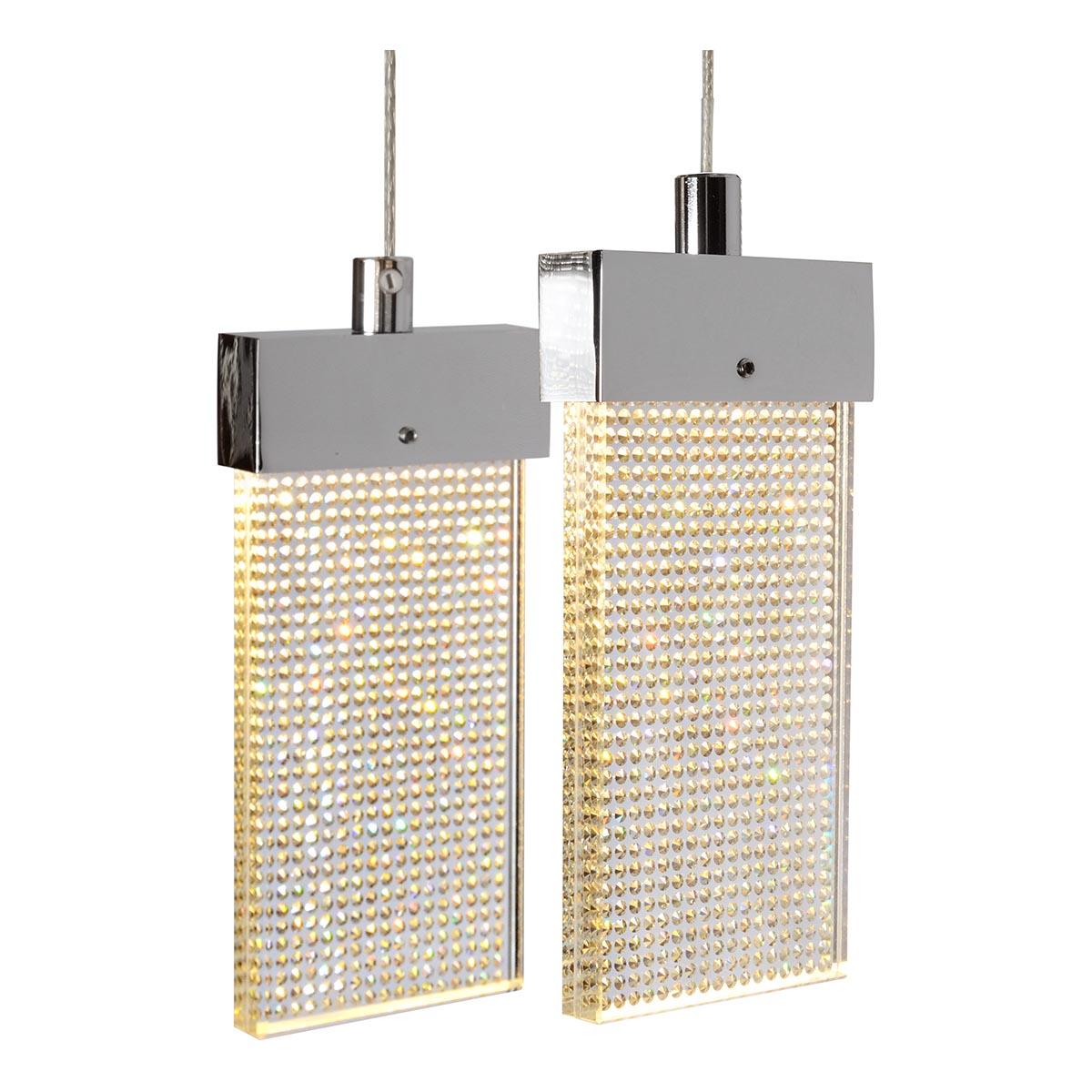 Картинка Подвесная светодиодная люстра iLedex Pixel C4430-8R CR