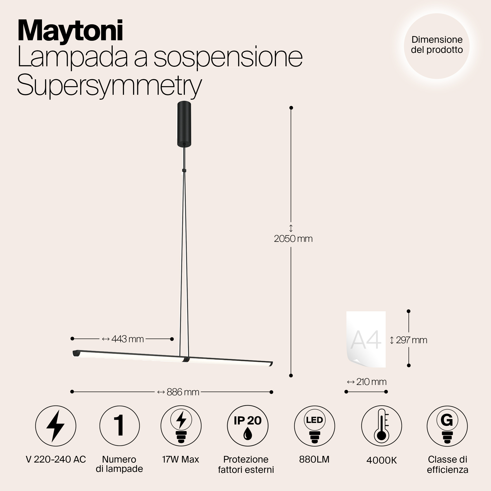 Подвесной светильник Maytoni P096PL-L11BK — фото 14