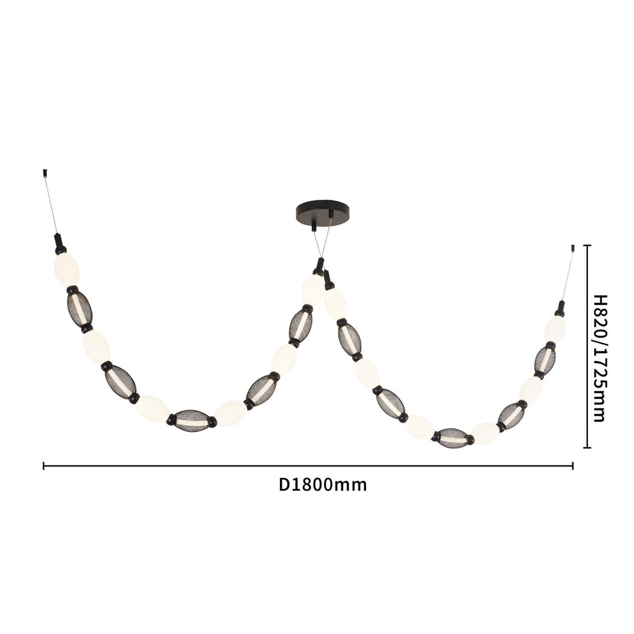 Дополнительная картинка Подвесной светильник Perler 4560-2PC