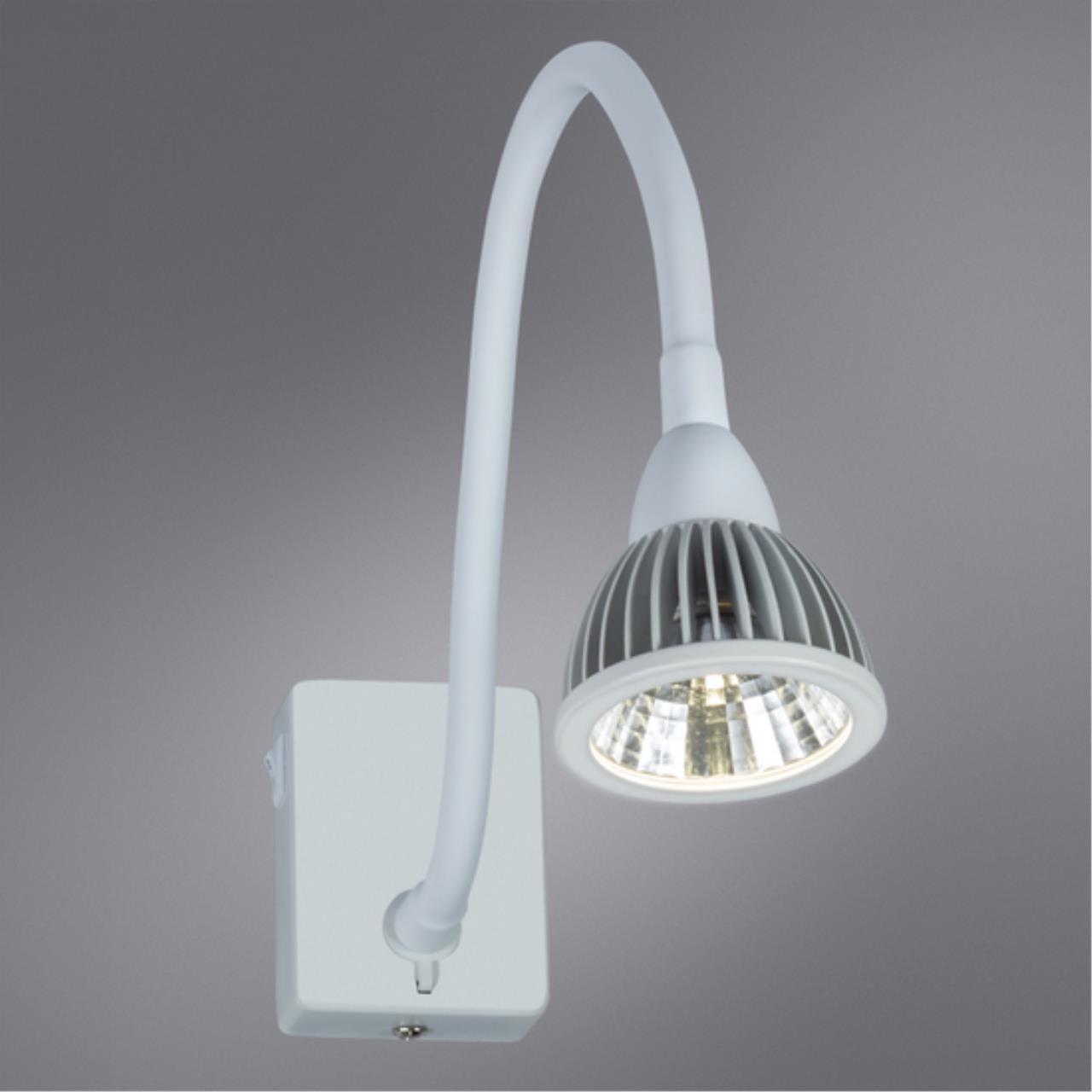 Дополнительная картинка Светодиодный спот Arte Lamp Cercare A4107AP-1WH
