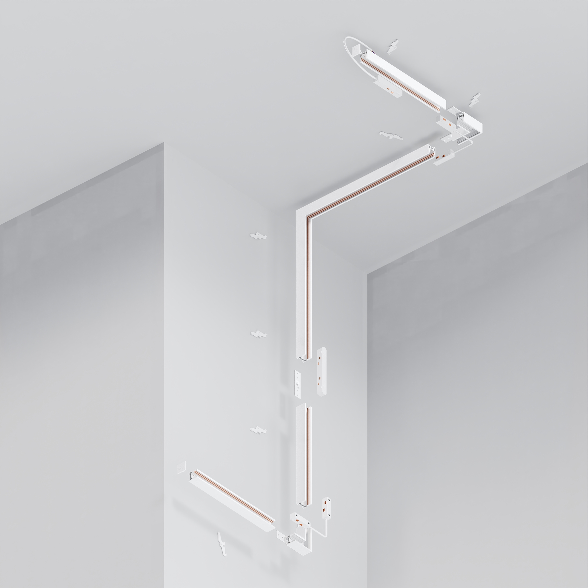Дополнительная картинка Шинопровод накладной Technical TRXM034-412W