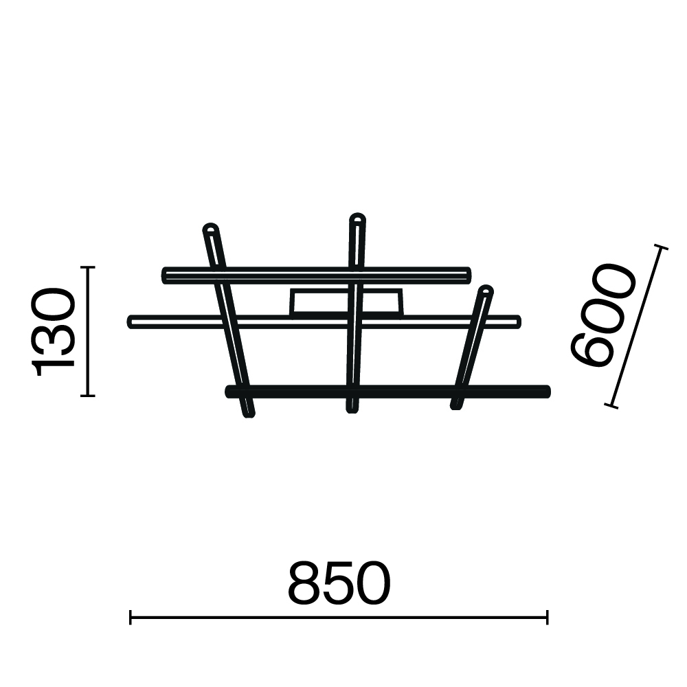 Дополнительная картинка Потолочный светильник Maytoni MOD278CL-L50G3K