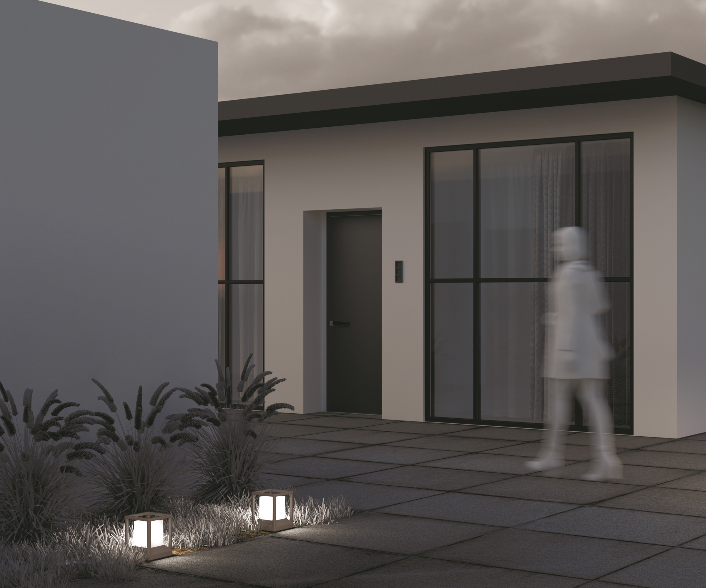 Дополнительная картинка Ландшафтный светильник Outdoor O455FL-01GF1