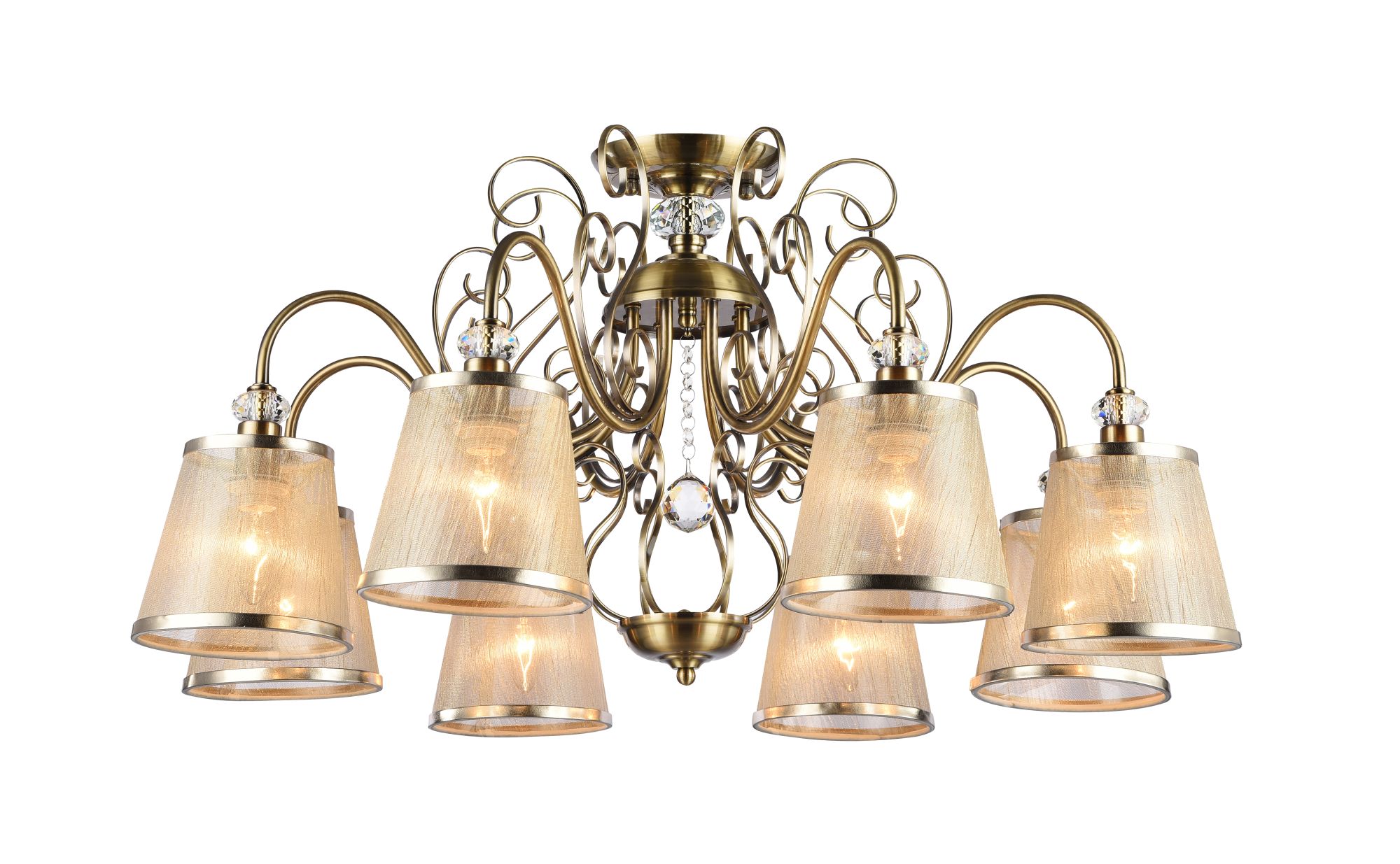 Дополнительная картинка Подвесная люстра Freya Driana FR2405-PL-08-BZ