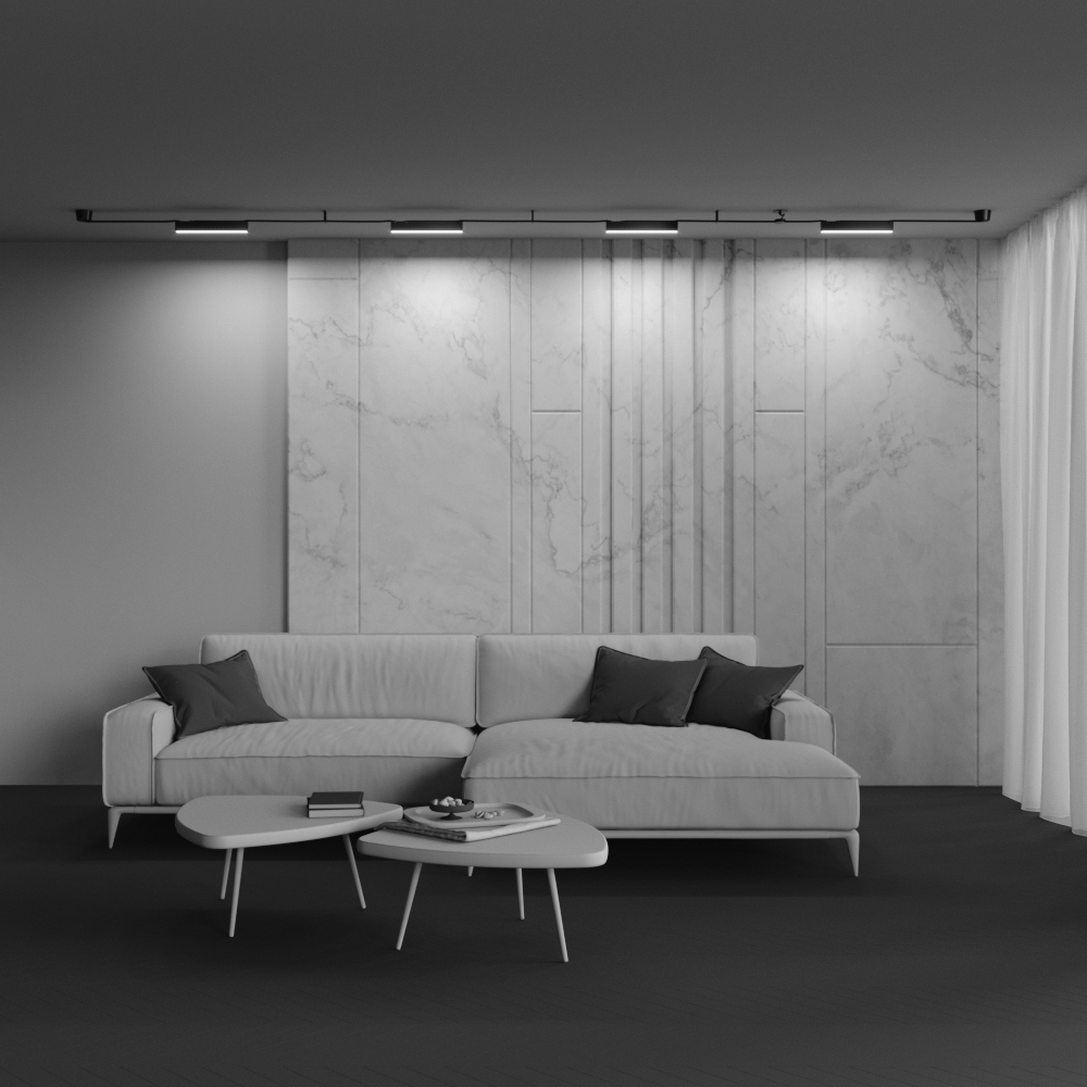 Дополнительная картинка Потолочный светильник Technical TR129B-12W4K-B